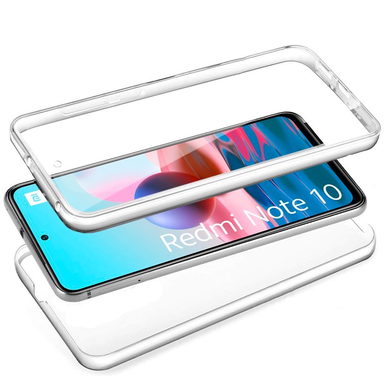 Funda para Xiaomi Redmi Note 10 4G / Note 10S (no compatible con Note 10  5G) con 2 protectores de pantalla, soporte giratorio de 360°, protección de