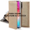 ✅Xiaomi Mi 9 Lite/Mi A3 Lite Funda de Tapa Smart Magnet Dorada