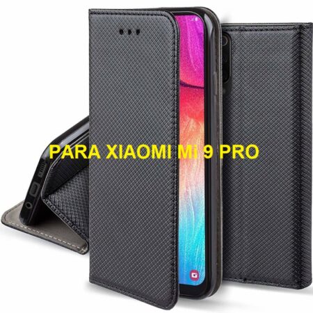 ✅Xiaomi Mi 9 Pro Funda de Tapa Smart Magnet Negra 1 ✅Xiaomi Mi 9 Pro Funda de Tapa Smart Magnet Negra 1