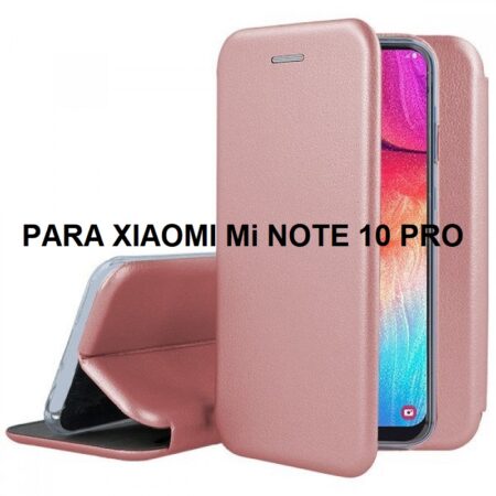 Xiaomi Mi Note 10/Note 10 Pro Funda de Tapa Smart Diva Rosa Dorada 16 Xiaomi Mi Note 10/Note 10 Pro Funda de Tapa Smart Diva Rosa Dorada 16