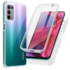 ✅Oppo A54 5G/A74 5G/A93 5G Funda Carcasa Doble Transparente con Protección Total 360º 1
