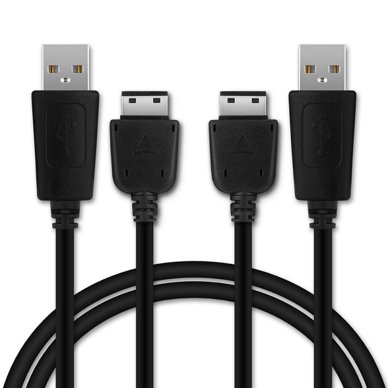 ✅2x CABLE USB DE DATOS Y CARGA PCBS10 PARA SAMSUNG S5230/E1200/E1190/E1150/E1050/F480/ETC. 1