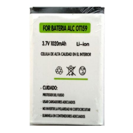 ✅Batería para Alcatel OT100, OT105, OT157, OT158, OT159 de 1020 mAh