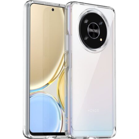 ✅Huawei Honor Magic 4 Lite Funda Carcasa de Gel TPU Transparente con Protección de Cámara