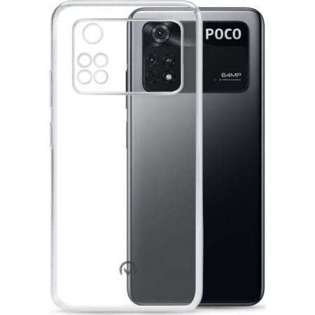 ✅Xiaomi Poco M4 Pro 5G Funda Carcasa de Gel TPU Transparente con Protección de Cámara