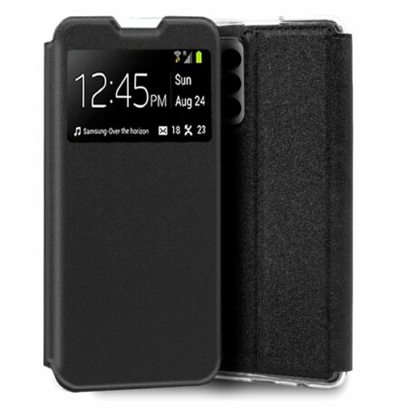 ✅Samsung Galaxy M23 Funda de Tapa Libro Negra con Cierre Magnético
