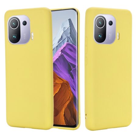 ✅Xiaomi Mi 11/11 Pro Funda Carcasa de TPU Flexible Mate Amarilla