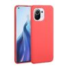 ✅Xiaomi Mi 11 Lite Funda Carcasa de TPU Flexible Mate Roja