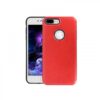 ✅iPhone 7/8 Plus Funda Carcasa Antigolpe Efecto Piel Roja