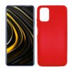✅Xiaomi Poco M3/Redmi 9T Funda Carcasa de Gel TPU Mate Roja