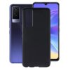 ✅Vivo V21E 5G Funda Carcasa de Gel TPU Mate Negra