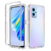 ✅Realme 9i/OPPO A76 4G/A96 4G Funda Carcasa Transparente Doble con Protección 360º