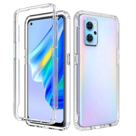 ✅Realme 9i/OPPO A76 4G/A96 4G Funda Carcasa Transparente Doble con Protección 360º