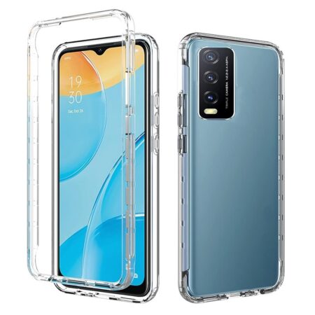 ✅VIVO Y11S/Y20/Y20S Funda Carcasa Transparente Doble con Protección 360º