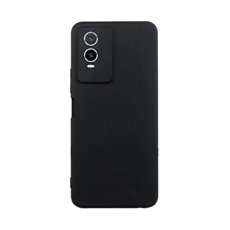 ✅Vivo Y76 5G Funda Carcasa de Gel TPU Mate Negra