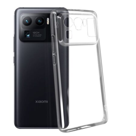 ✅Xiaomi Mi 11 Ultra Funda Carcasa de Gel TPU Transparente con Protección de Cámara